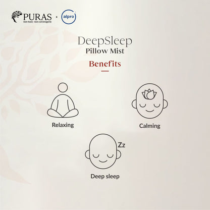 Alpro x Puras Deepsleep Pillow Mist 55ml | Improves Sleep Quality