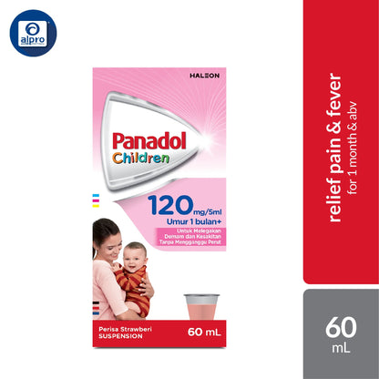 Panadol Suspension 1-6 Years 60ml Panadol