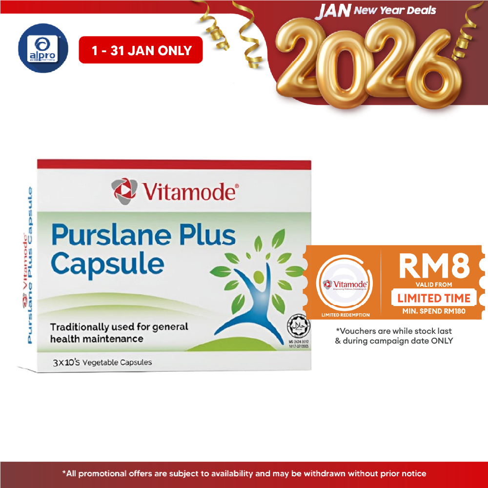 Vitamode Purslane Plus Capsule 30s | Overall Health and Metabolism Alpro Pharmacy
