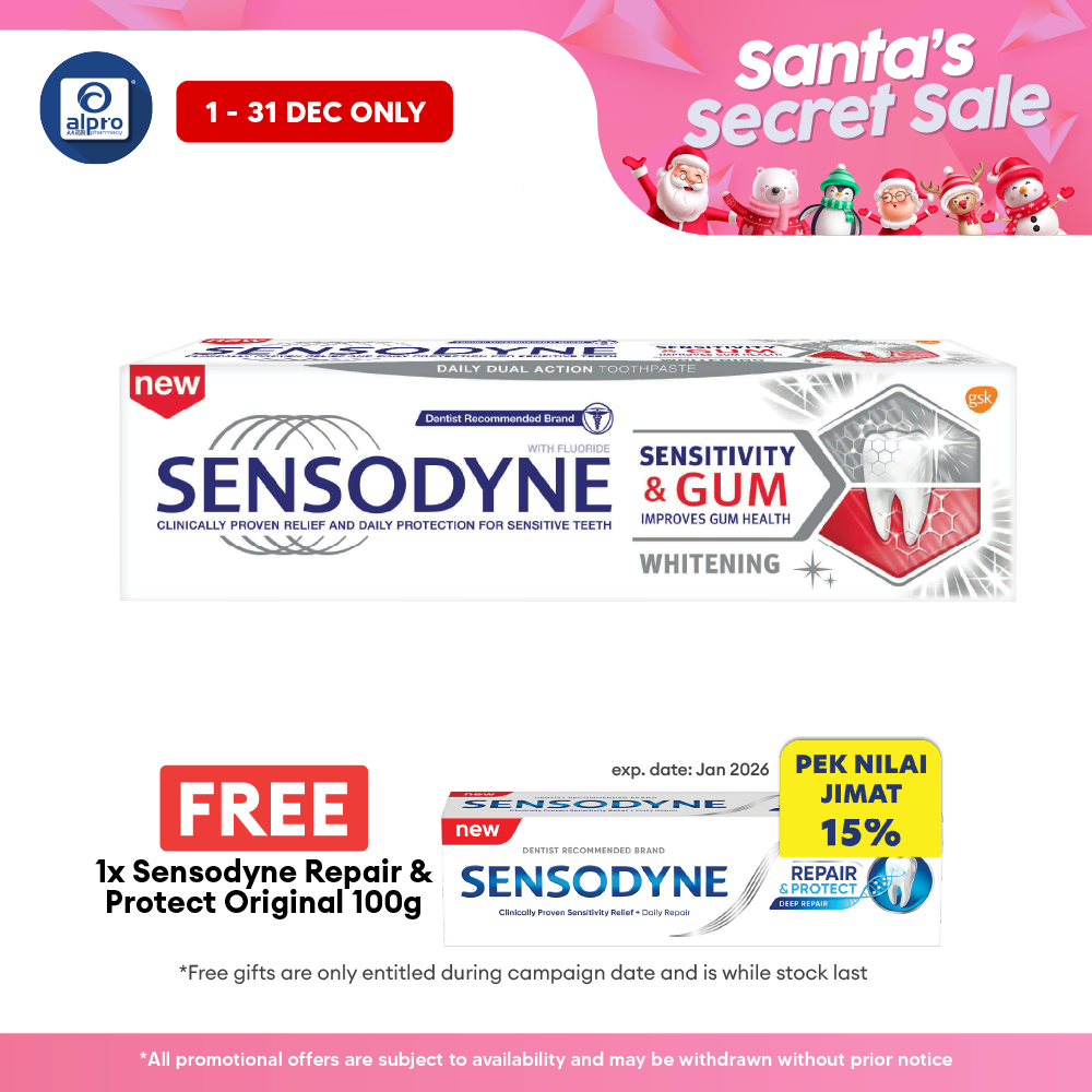 Sensodyne Sensitivity & Gum Whitening 100g Alpro Pharmacy
