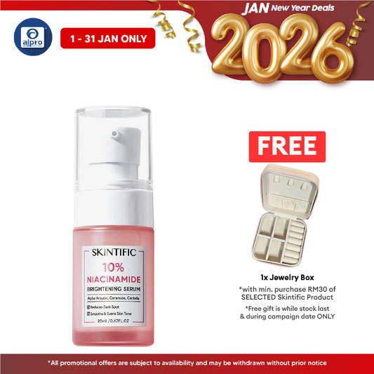 Skintific 10% Royal DSM Niacinamide 7 Days Brightening Booster Serum 20ml | Whitening Glowing Skin Alpro Pharmacy