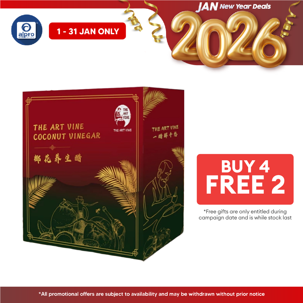 THE ART VINE Coconut Vinegar (28 Sachets) | Pure Natural The Art Vine