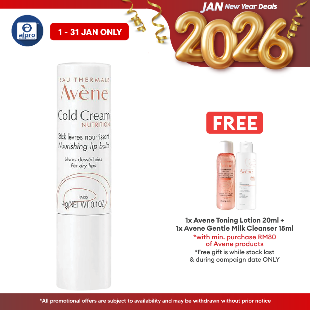 Avene Cold Cream Nourishing Lip Balm 4.5gm | Hydrates the Lips Avene