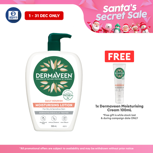 Dermaveen Moisturising Lotion 500ml | Restores and Protects Skin Ability Dermaveen