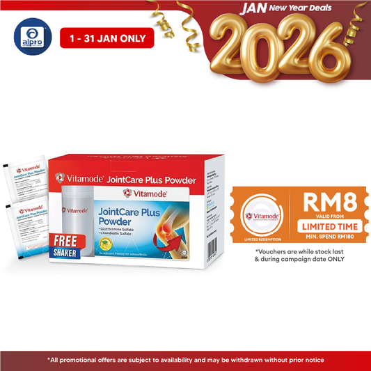 Vitamode Jointcare Plus Powder 30s + Shaker| Reduces Joint Pain and Swelling Alpro Pharmacy