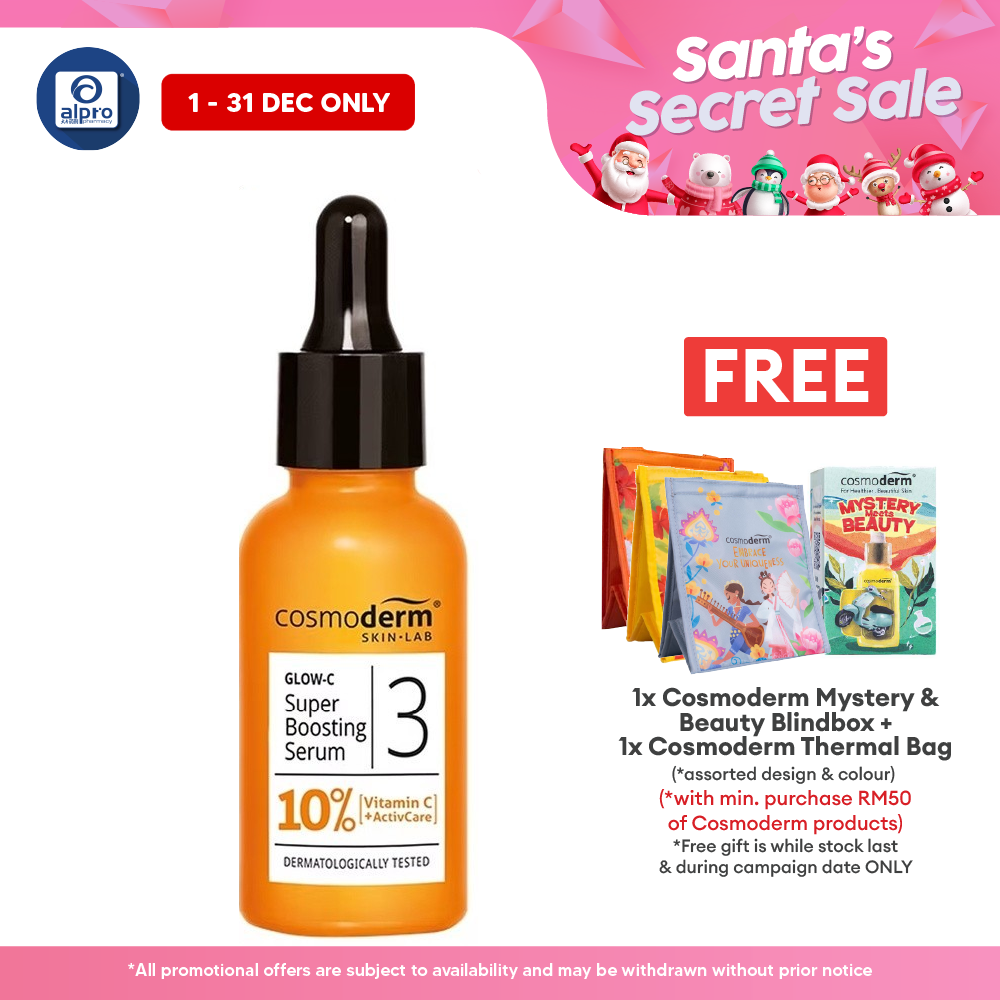 COSMODERM GLOW-C SUPER BOOSTING SERUM 15ML Cosmoderm