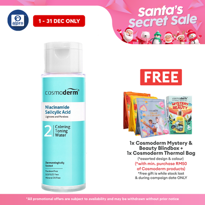 Cosmoderm Niacinamide Calming Toning Water 100ml | Sooth Irritation Cosmoderm