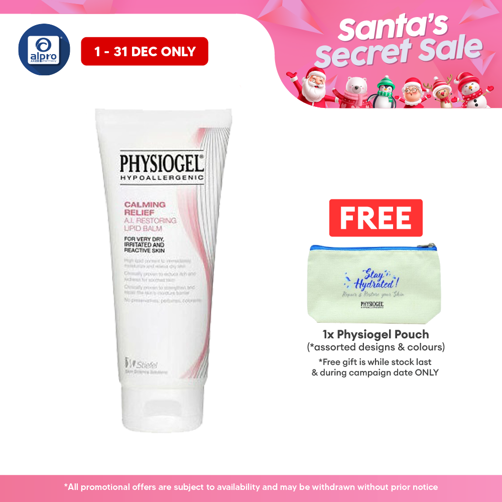 Physiogel  Hypoallergenic Calming Relief AI Restoring Lipid Balm 50ml | For Sensitive Skin Physiogel