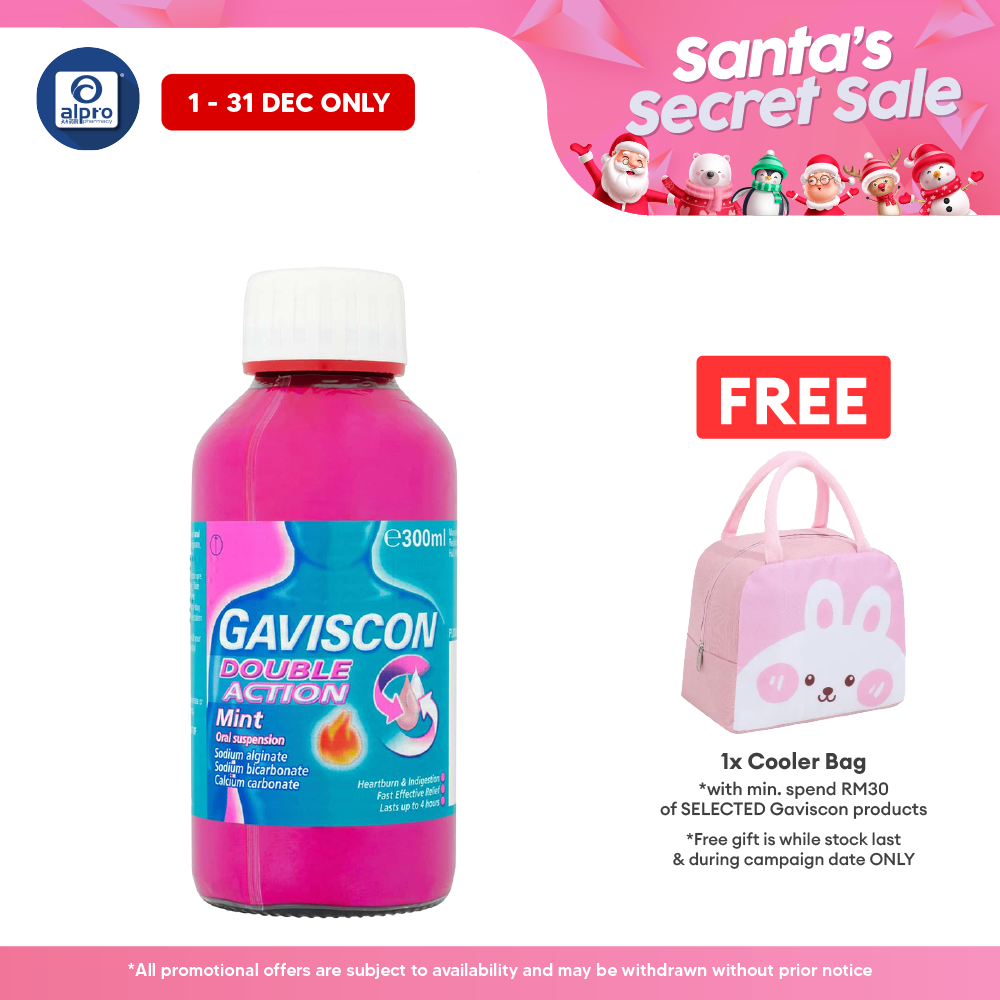 Gaviscon Double Action Liquid 300ml | Provides Dual Relief for Heartburn and Indigestion Gaviscon