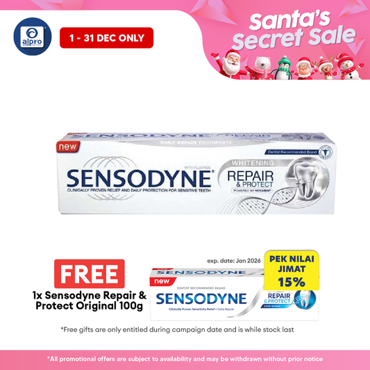 Sensodyne Repair & Protect Whitening 100g | Long-Lasting Sensitivity Protection Sensodyne