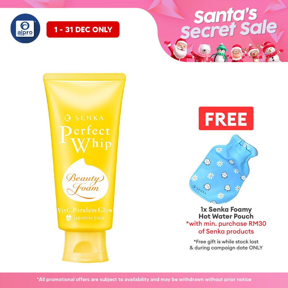 Senka Perfect Whip Vit C Poreless Glow 100g Alpro Pharmacy