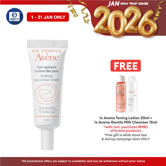Avene Soothing Eye Contour Cream 10ml | Help Relieve Puffiness On The Eye Contour Alpro Pharmacy