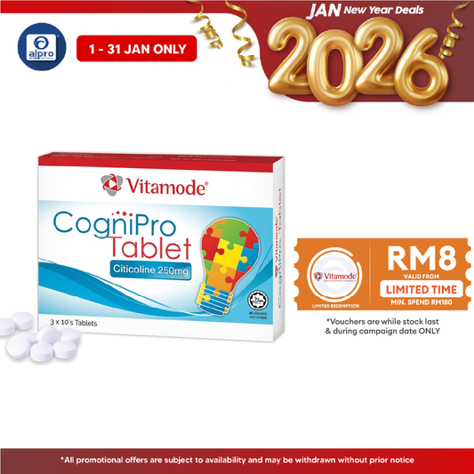 Vitamode Cognipro Tablet 30s | Brain Health Alpro Pharmacy