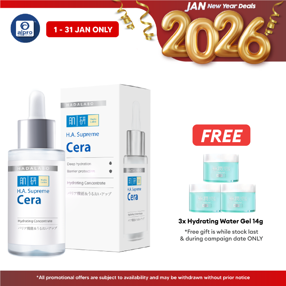 Hada Labo Ha Supreme Cera Hydrating Concentrate 30ml | For Dry Skin Hada Labo