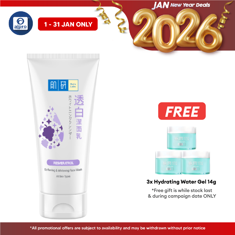 Hada Labo Softening & Whitening Face Wash 100g Hada Labo