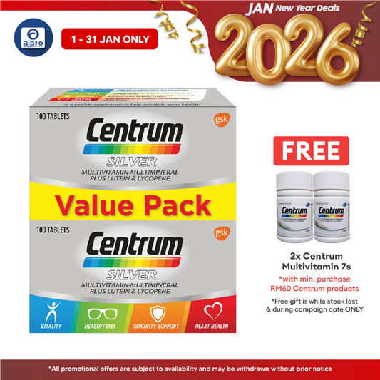 Centrum Silver Multivitamins 2x100s |  Prevent Vitamin Deficiency Centrum