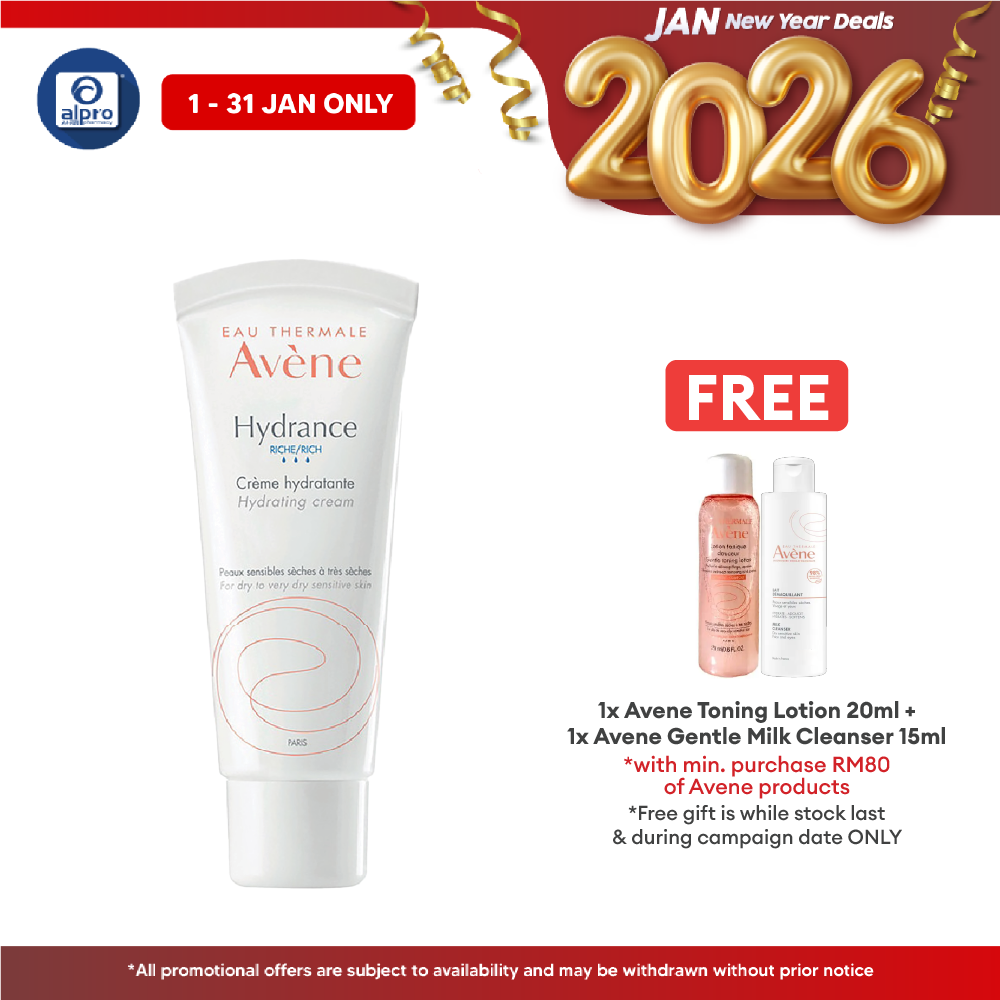 Avene Hydrance Rich Hydrating Cream 40ml | Hydrates and Nourishing Avene