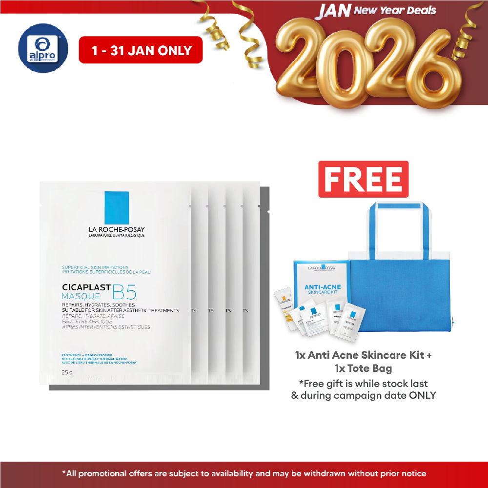 La Roche Posay Cicaplus B5 Face Mask 5s | Suitable for Skin After Aesthetic Treatment La Roche Posay