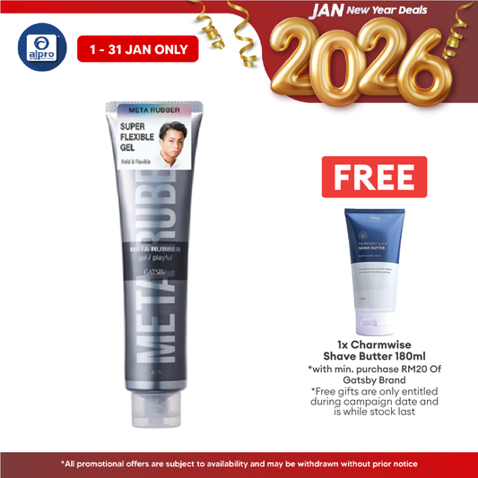 Gatsby Meta Rubber Gel Playful 140g Gatsby