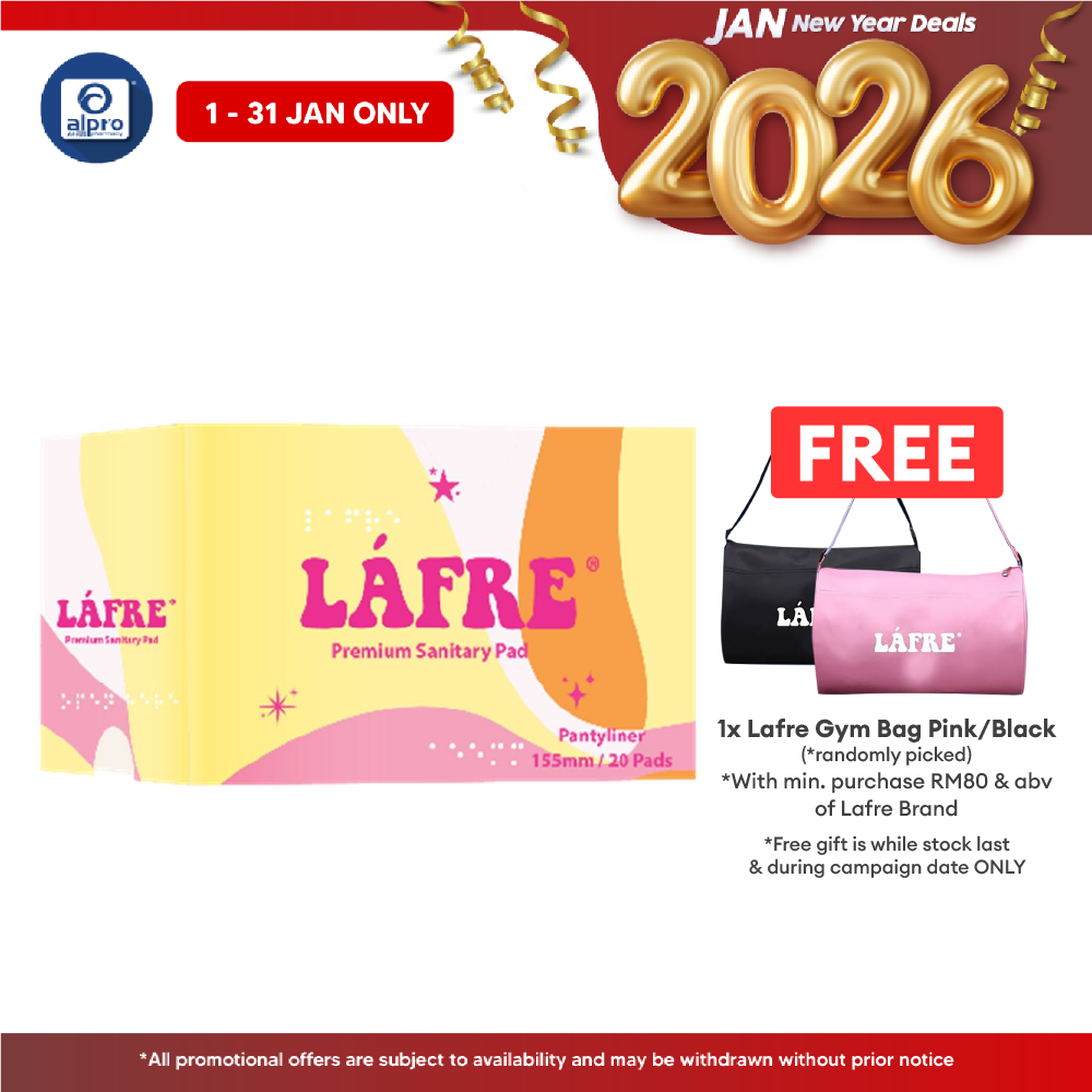 Lafre Sanitary Pads Pantyliner 155mm 20s | Lady Anion Far-IR Layer for Strong and Healthy Skin Lafre
