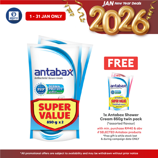 Antabax Shower Cream Fresh + Fresh 850g ×2s Antabax
