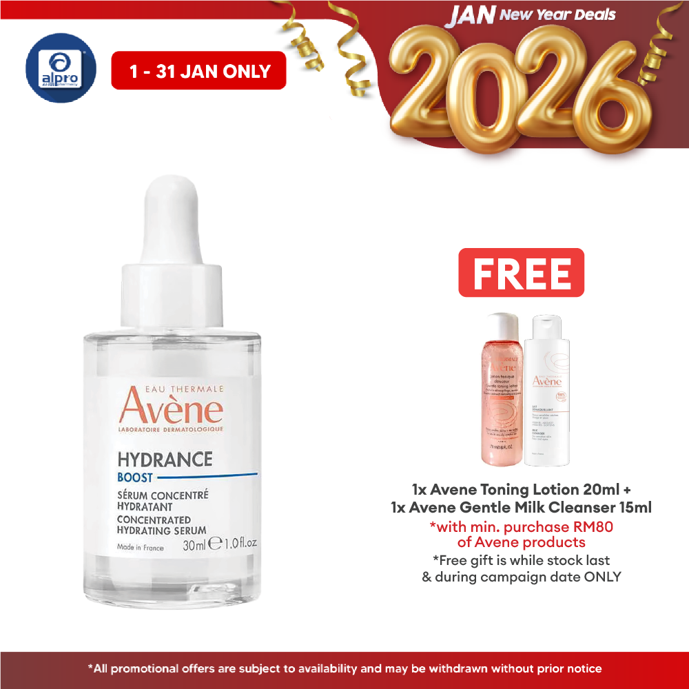 Avene Hydrance Boost Concentrated Hydrating Serum 30ml | Minimize Redness & Inflammation Avene