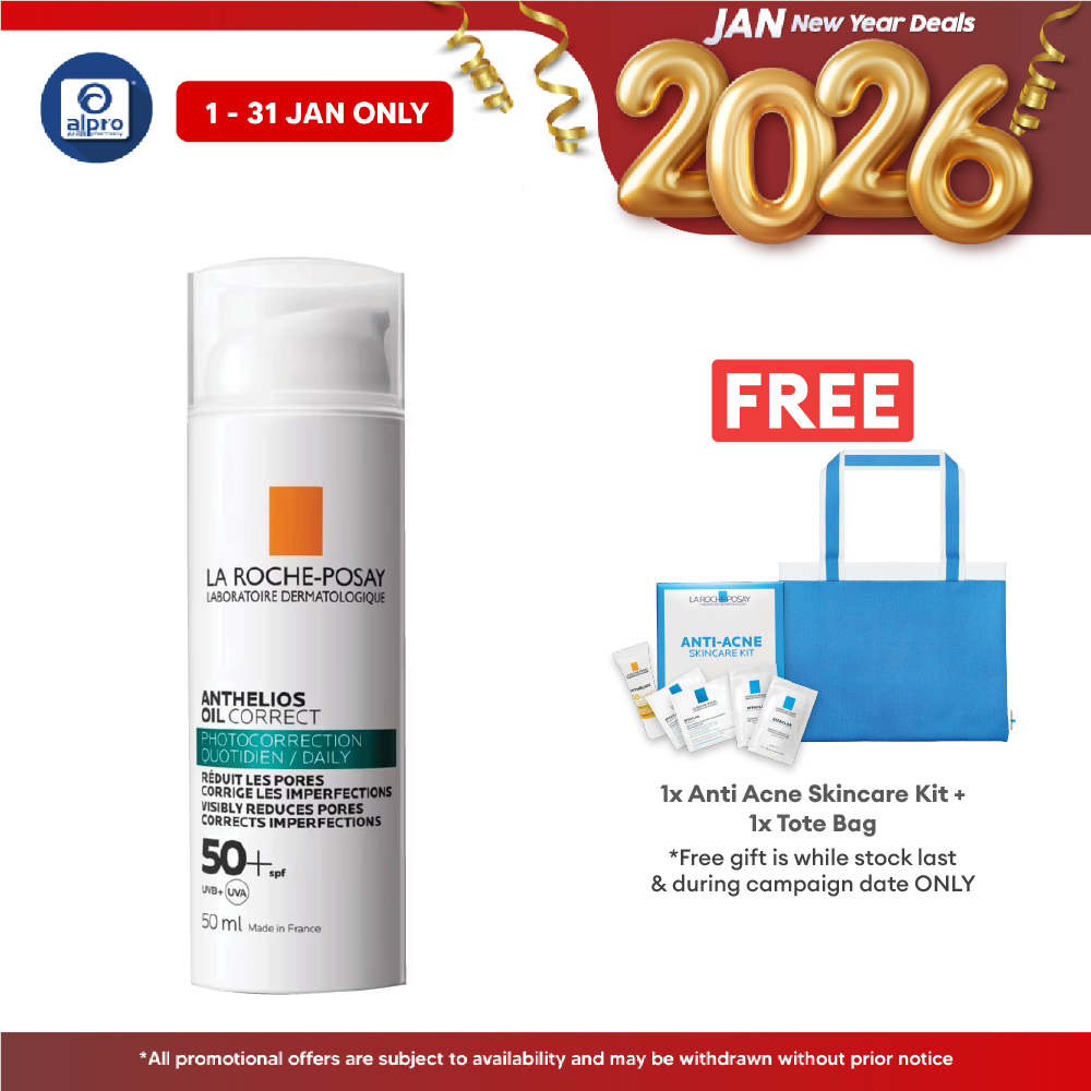 La Roche Posay Anthelios UVD Oil Correct T 50ml | 50+ SPF UVB + UVA Alpro Pharmacy