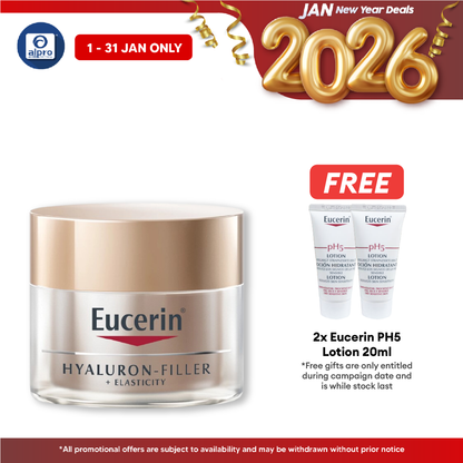 Eucerin Hyaluron [3X]+ Filler Night Cream 50 ml | Moisturizer, Anti Aging , Fine Lines, Wrinkle, Face Skincare Eucerin