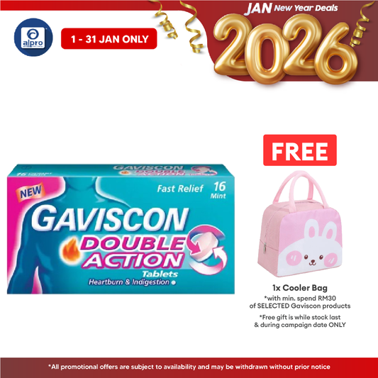 Gaviscon Double Action 250mg 16s | Provides Dual Relief Gaviscon