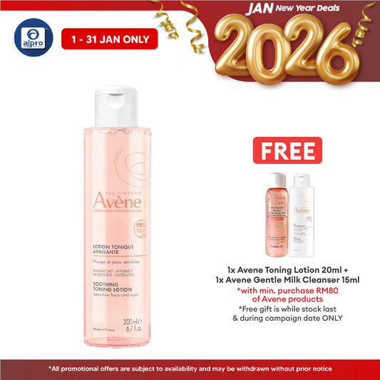 Avene Gentle Toning Lotion 200ml | Remove Make Up & Impurities Avene