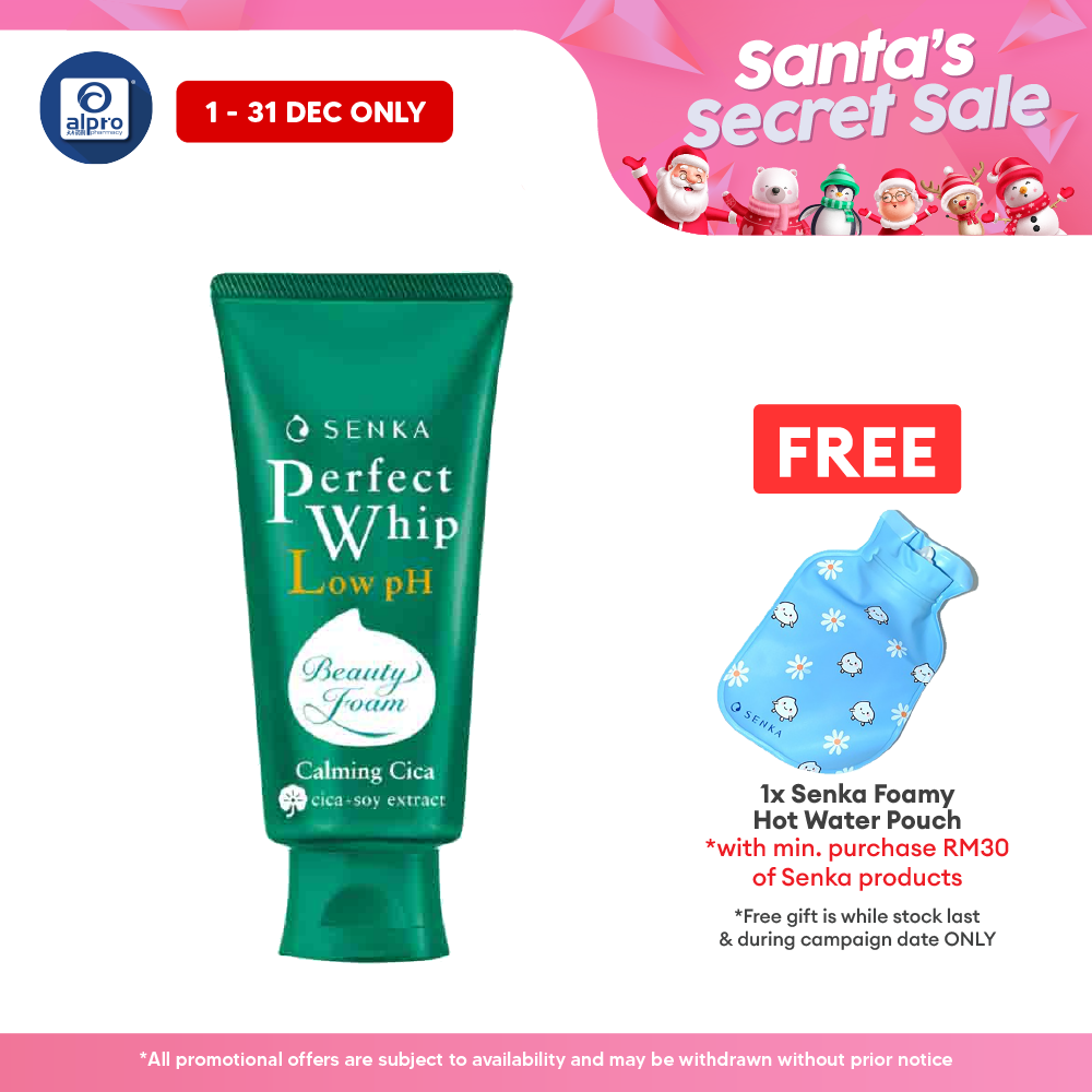 Senka Perfect Whip Low PH Cica Facial form Cleanser 100g Alpro Pharmacy