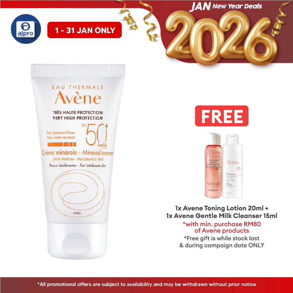 Avene Very High Protection Mineral Cream Spf 50+ 50ml Avene