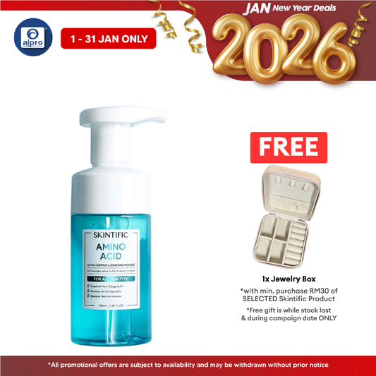 Skintific Amino Acid Ultra Gentle Cleansing Mousse Face Wash Foam 100ml Skintific