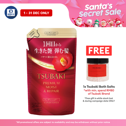 Tsubaki Premium Moist & Repair Conditioner (Refill) 300ml | Deeply Nourishes Tsubaki