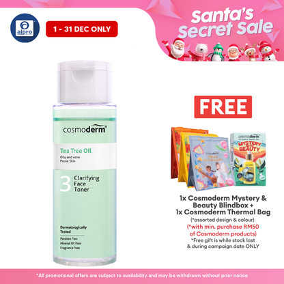 Cosmoderm Tea Tree Oil Clarifying Face Toner 100ml Alpro Pharmacy