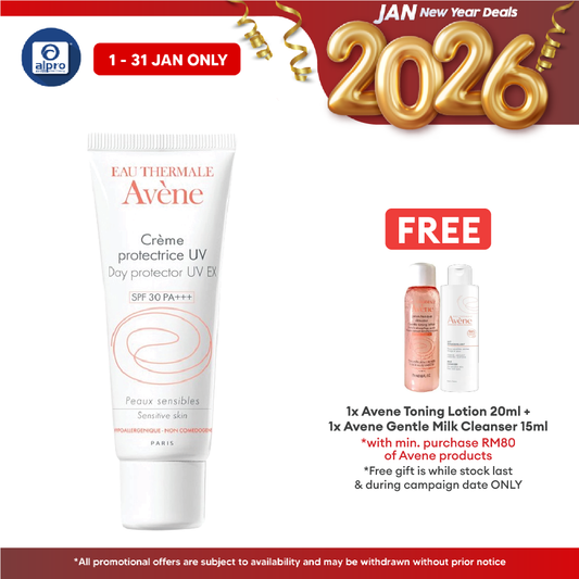 Avene Day Protector UV EX SPF30PA+++ 40ml | Naturally Soothing and Softening Avene