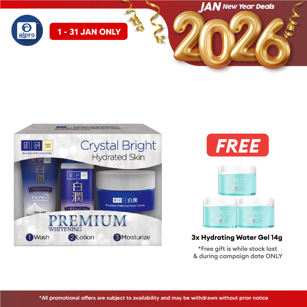 Hada Labo Premium Whitening 123 Trial Set | Improves Skin Brightness Hada Labo