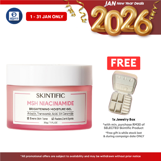 Skintific Novel MSH Niacinamide Brightening Moisture Gel 30g | Fades Dark Spot Alpro Pharmacy