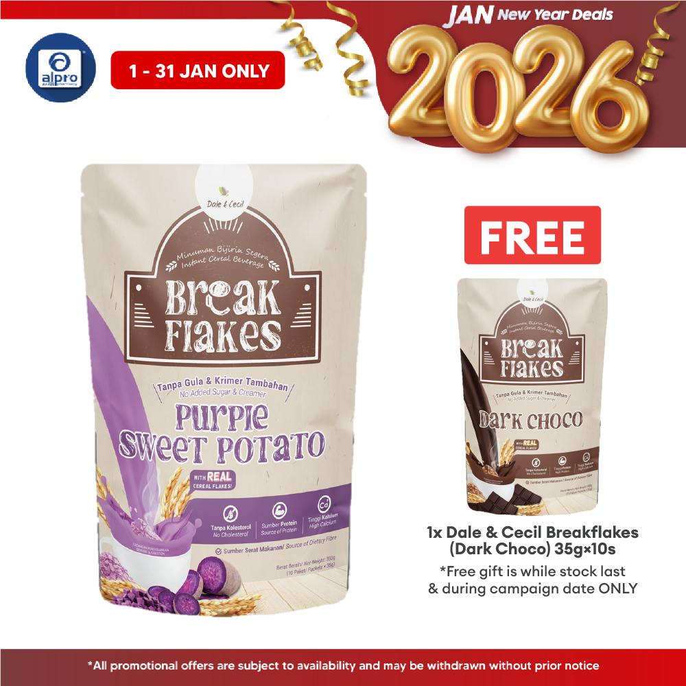 Dale & Cecil BreakFlakes (Original/ Purple Sweet Potato/Dark Choco) 10s Dale & Cecil