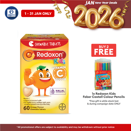 Redoxon Kids Vitamin C 200mg Chewable 60s | Support Immune Health Redoxon