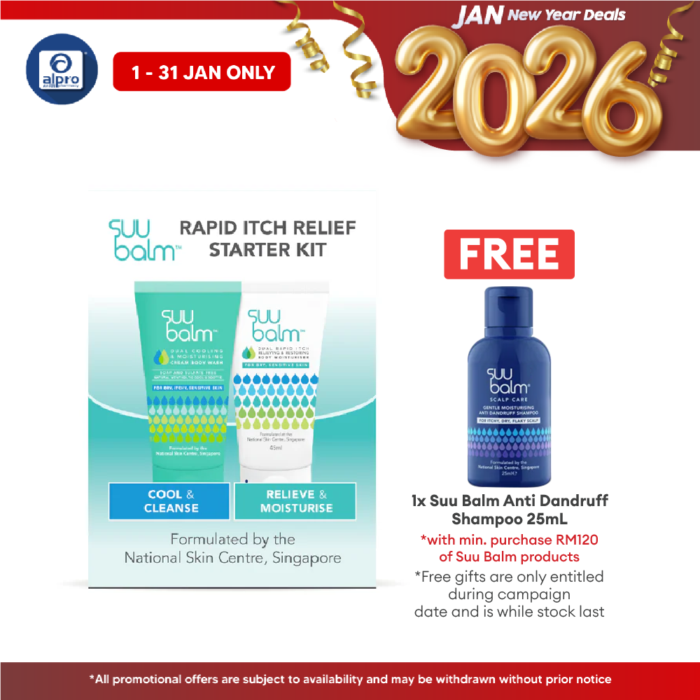 Suu Balm Rapid Itch Relief Starter Kit (wash + Moisturizer) Suu Balm