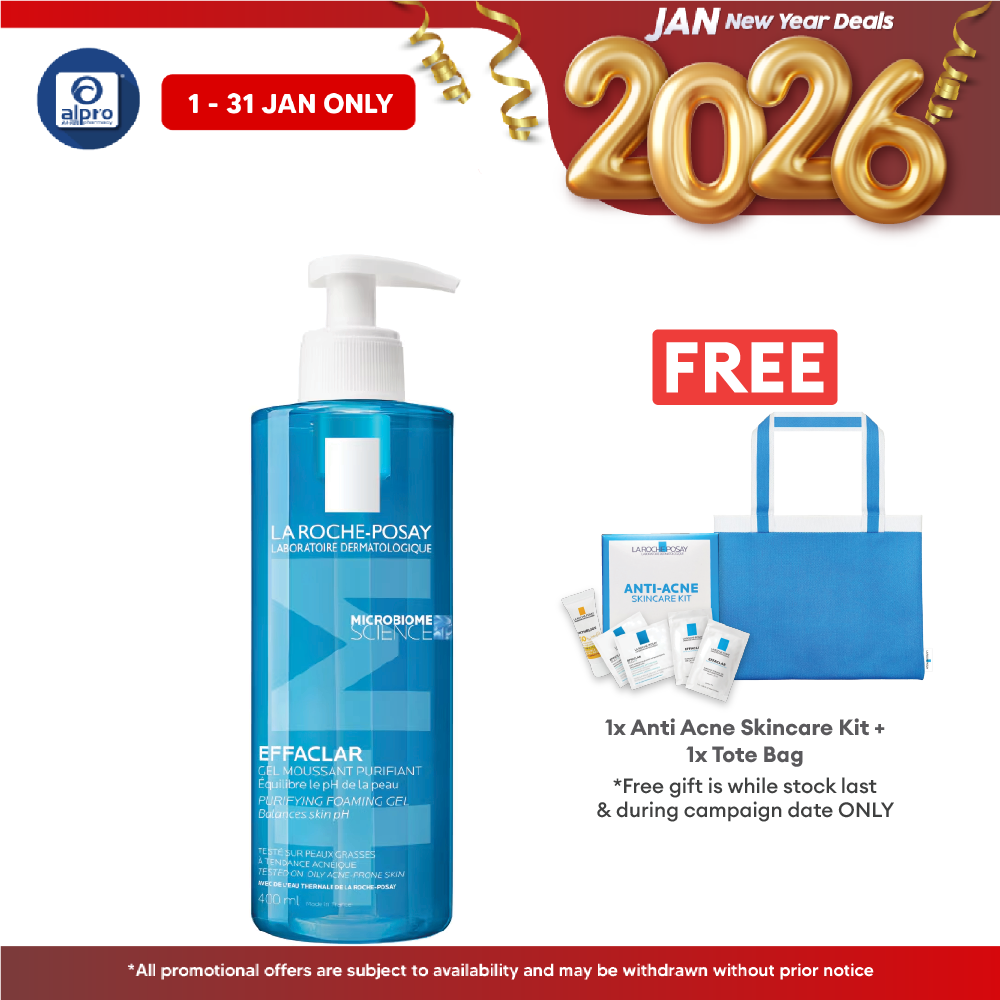 La Roche Posay Effaclar Foaming Gel Cleanser 400ml La Roche Posay