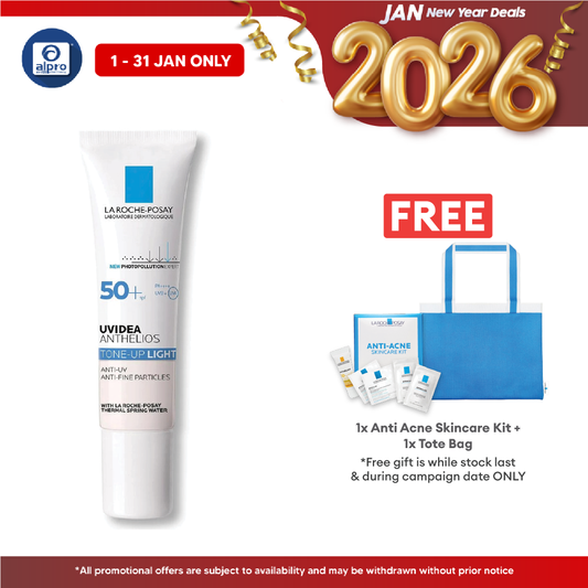 La Roche Posay UVidea Tone-up Light Cream 30ml | Instanly Brightens Alpro Pharmacy