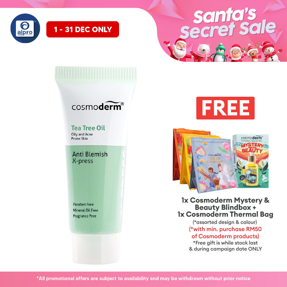 Cosmoderm Tea Tree Oil Anti-Blemish X-Press 10 Ml Cosmoderm