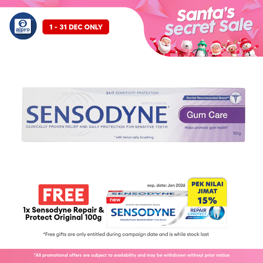 Sensodyne Promo Gum Care 100g | Relieve Sensitivity Alpro Pharmacy