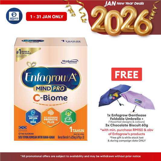 Enfagrow A+ MindPRO C-Biome 1.425kg | Support Strong Immune System Alpro Pharmacy