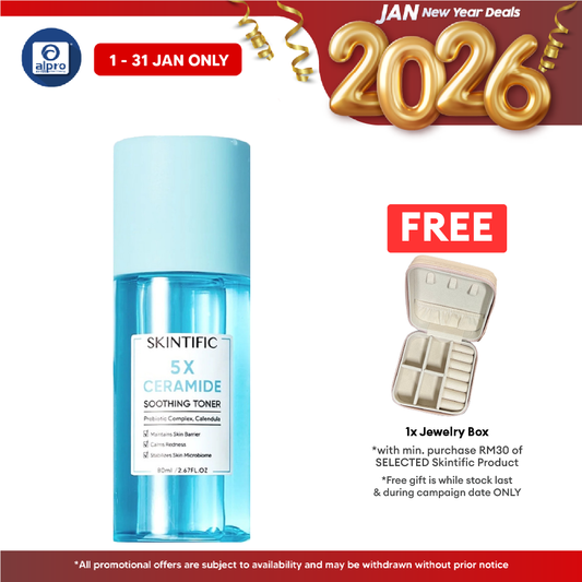 Skintific 5x Ceramide Soothing Toner 80ml | Skin Barrier Repair with Calendula for All Skin Types Skintific