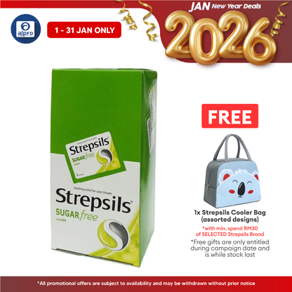 Strepsils Lemon Sugar Free 24x6s Strepsils