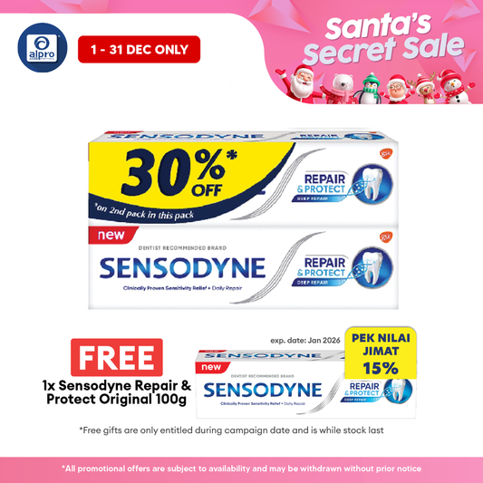 Sensodyne Repair & Protect 100g 2s Alpro Pharmacy
