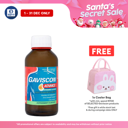 Gaviscon Advance Powerful Relief Peppermint 150ml | Relief Heartburn and Indigestion Gaviscon